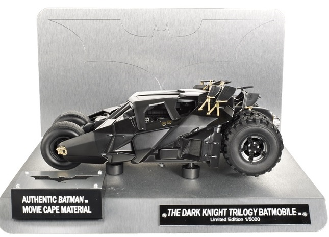 Hotwheels 1/18 Batmobile Tumbler w-Swatch Black